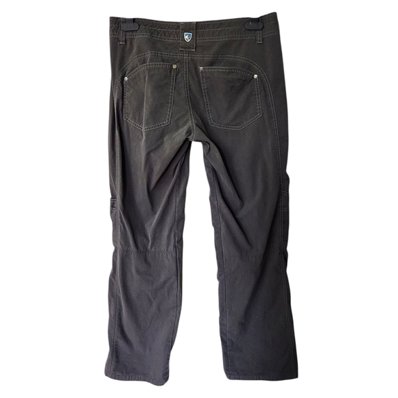 Kuhl Dark Gray Straight Fit Hiking Outdoors Pants. Sz. 6 - Picture 3 of 16